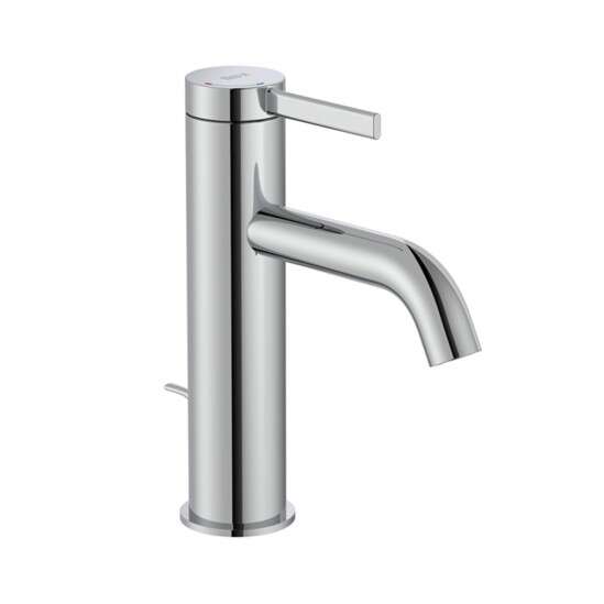 Смесител за умивалник Roca Ona хром с автоматичен изпразнител