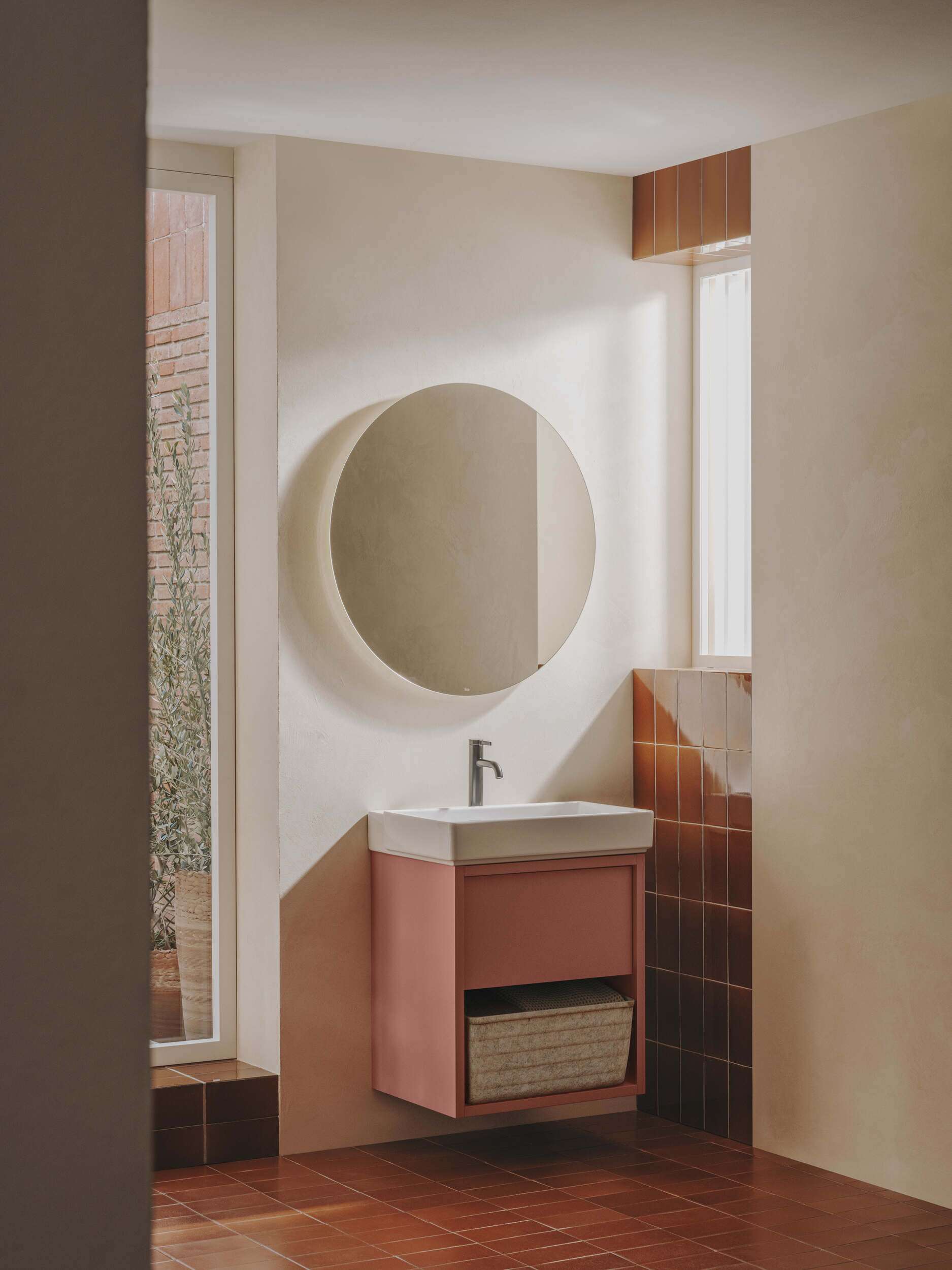 Смесител за умивалник Roca Ona хром с клик клак, Cold Start - Image 5